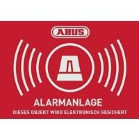 ABUS Warnaufkleber Alarm mit Logo 148 x 105 mm (1 Stck) (Art.-Nr