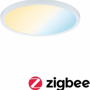 Paulmann LED Einbauleuchte "Smart Home Zigbee Areo VariFit IP44 230mm 16W Weiß", Weiß Tunable White