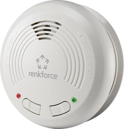 Renkforce RF-4538528 Funk-Rauchwarnmelder vernetzbar batteriebetrieben (RF-4538528)