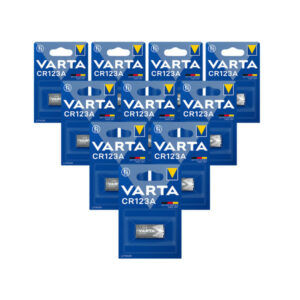 10x Varta CR123A Lithium-Fotobatterie