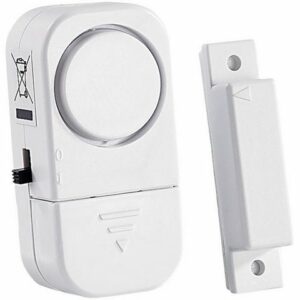 VisorTech "Mini Alarmanlage für Tür Fenster im 3er Set Alarm Sicherheit Haussicherung" Alarmanlage (Mit Ein/Aus-Schalter)