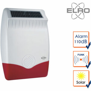 SMART HOME Solar außen Sirene für Elro Alarmanlage AS8000 Handy App Alarmgeber