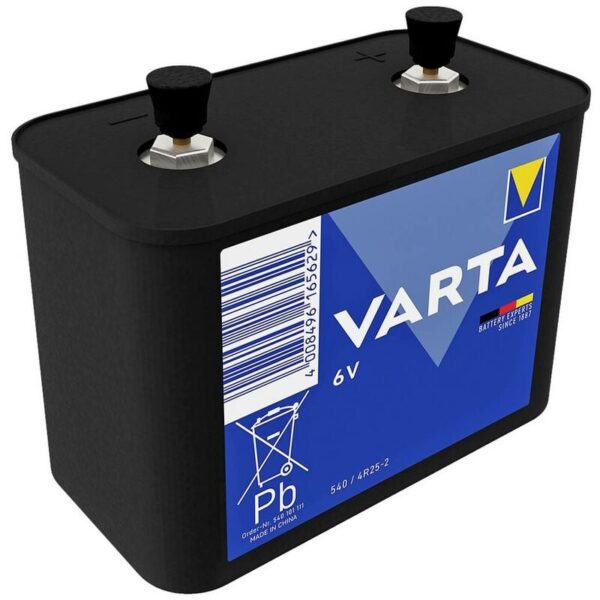 Laternenbatterie 4R25-2, 6 V-/19 Ah - Varta