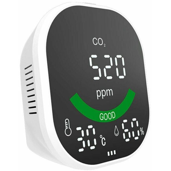 Kohlendioxiddetektor, Überwachung der Luftqualitätstemperatur und relativen Luftfeuchtigkeit, Messbereich 400-5000 ppm