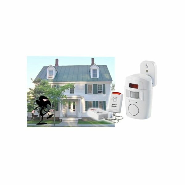 Anti -Theft -Alarm mit Sirenensensor 105 dB 2 Fernbedienungen Hausbüro Shop