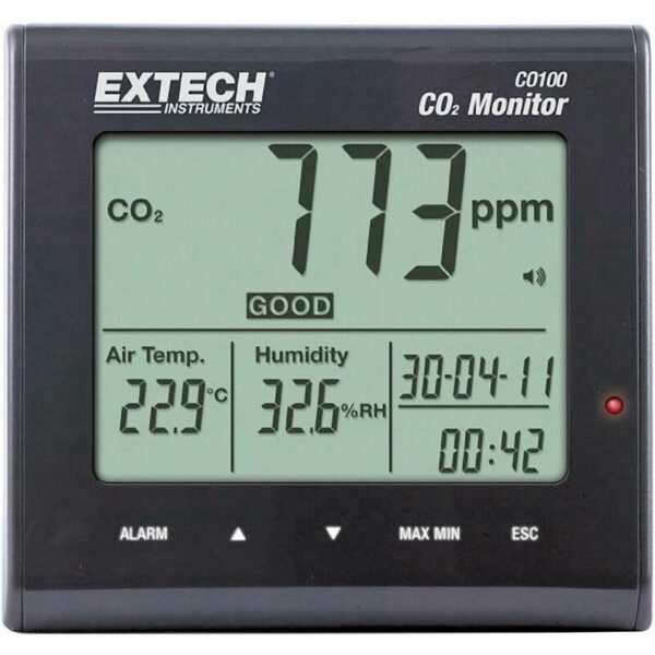CO100 Kohlendioxid-Messgerät 0 - 9999 ppm - Extech