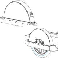 Fleximodal Runner-Kit Wheel Covers - Schwarz Silber
