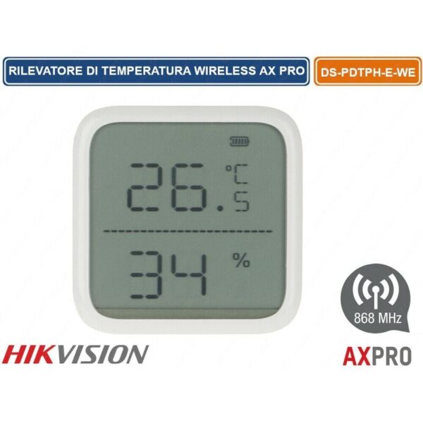 Drahtloser funk-temperaturmelder mit sonde Hikvision ax pro