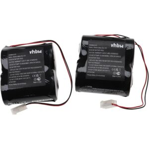 2x Batterie Ersatz für varta 760AB für Alarmanlage, Alarmsystem, Funk-Außensirenen (15Ah, 3V, Alkaline) - Vhbw