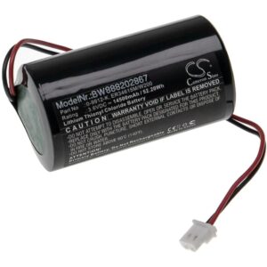 Batterie kompatibel mit Visonic MC-S710, MC-S720, MC-S730, MC-S730AC Alarmanlage, Alarmsystem (14500mAh, 3,6V, Li-SOCl2) - Vhbw
