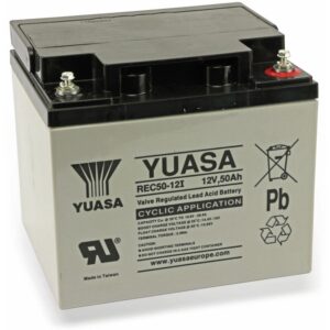 Yuasa - Blei-Akkumulator REC50-12, 12 V-/50 Ah