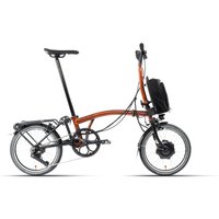 Brompton C-Line Electric Urban 4-speed - 16 Zoll 300Wh 4K Faltrad - Flame Lacquer