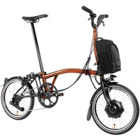 Brompton P-Line Electric Urban 4-speed - 16 Zoll 300Wh 4K Faltrad - Flame Lacquer